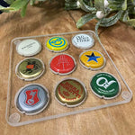 Acrylic Bottle Top Coasters