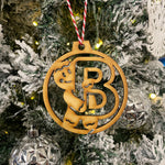 Initial Baubles Gingerbread