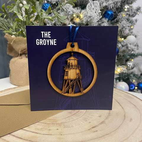 The Groyne Bauble Card
