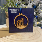 Tynemouth Priory Bauble Card