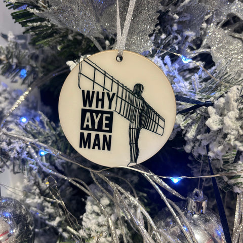 Why Aye Man hanging disk