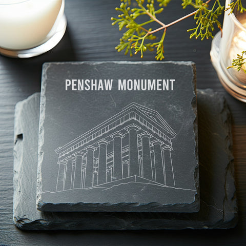 Penshaw Monument Slate Coaster