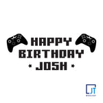 Personalised Gamer Birthday Balloon Vinyl