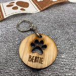 Circle Paw Keyring