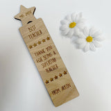 Best Teacher Star Bookmark